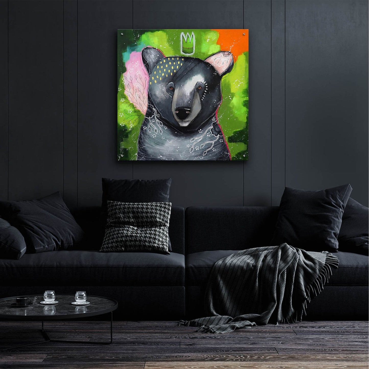 Epic Art 'A Curious Companion' by The Secret Hermit, Acrylic Glass Wall Art,36x36