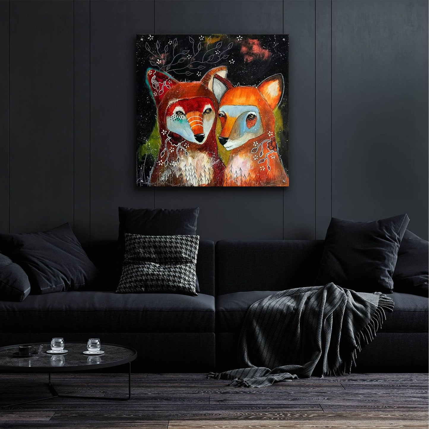 Epic Art 'Home Is Wherever You Are' by The Secret Hermit, Acrylic Glass Wall Art,36x36