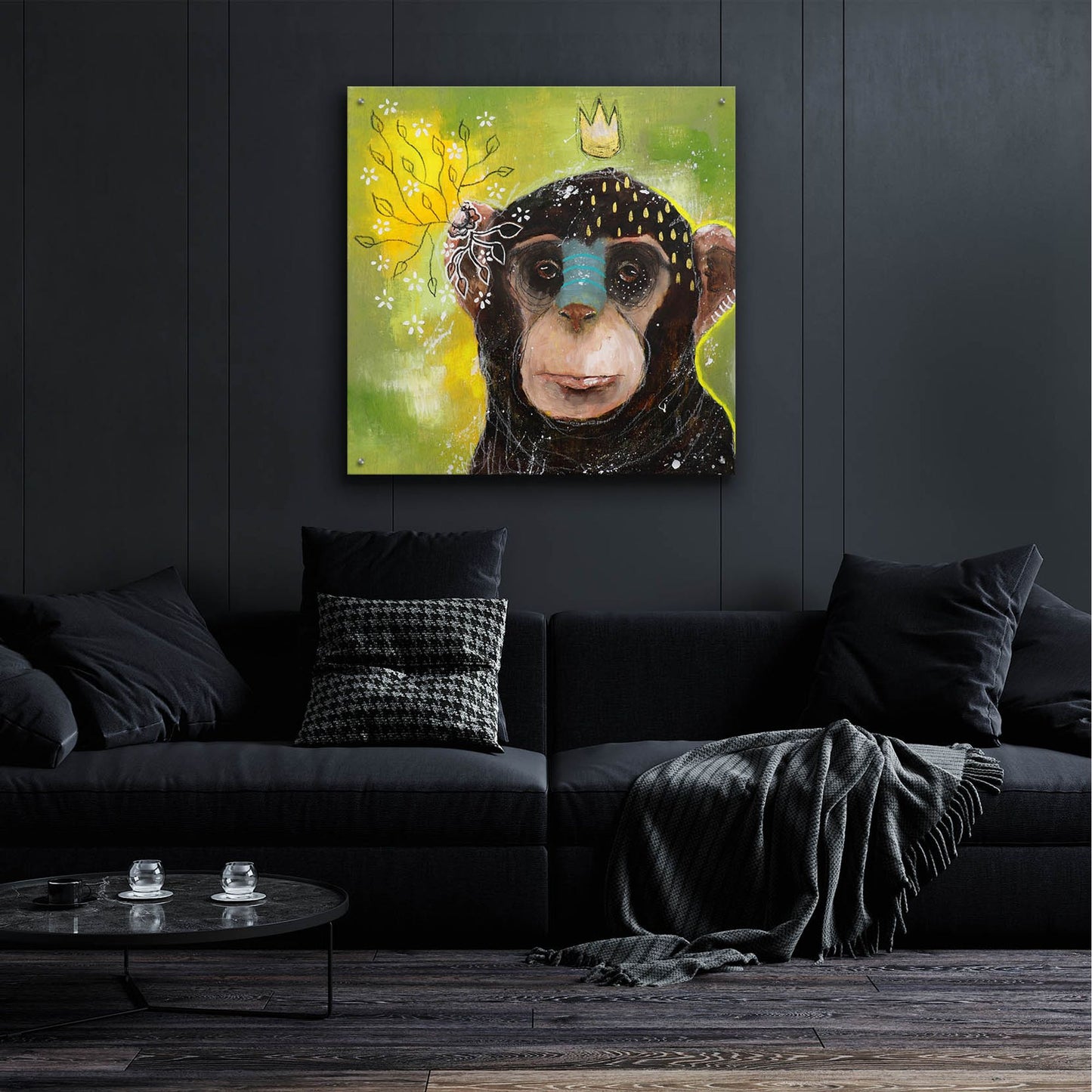 Epic Art 'Let The Confusion Go' by The Secret Hermit, Acrylic Glass Wall Art,36x36