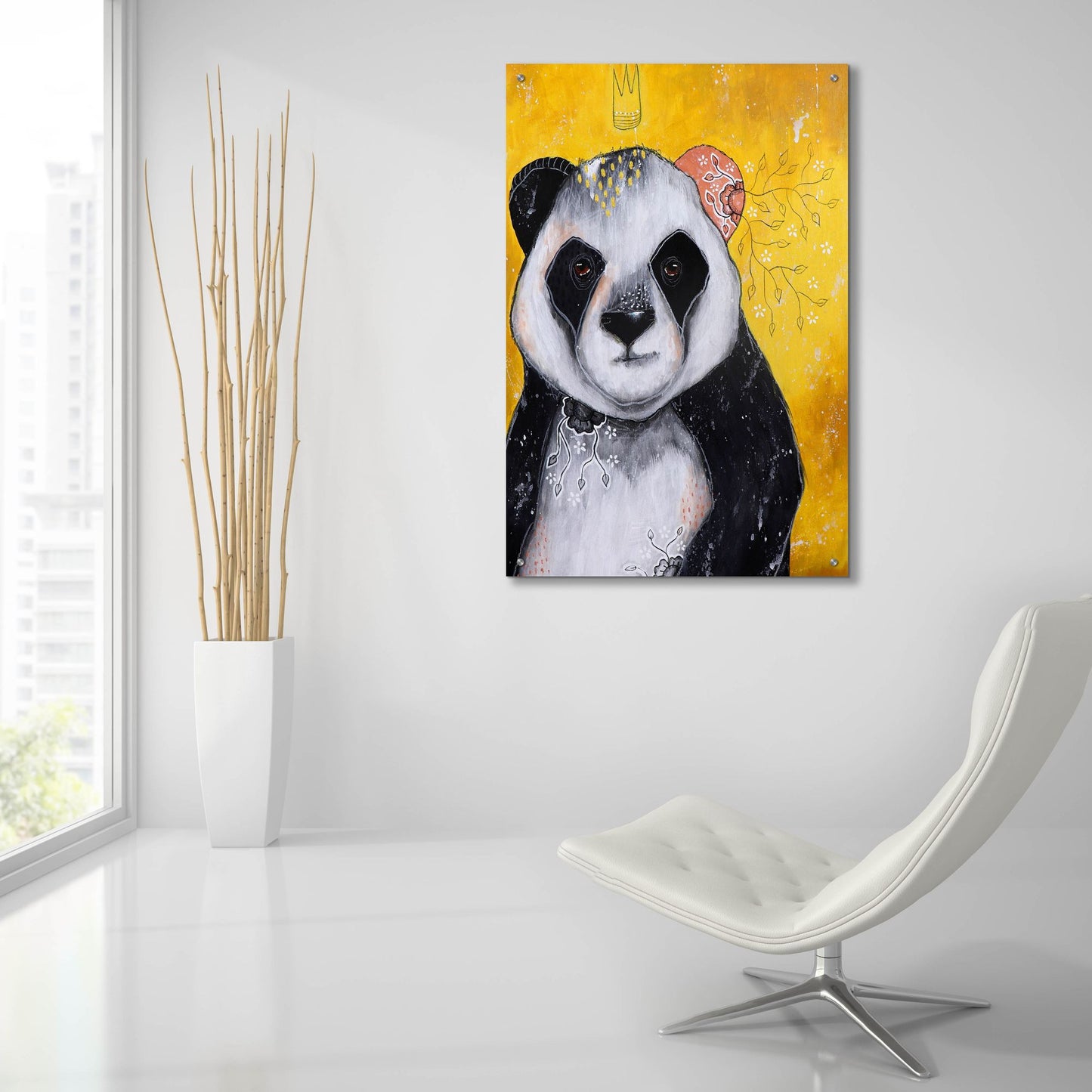 Epic Art 'Of Fur And Friendship' by The Secret Hermit, Acrylic Glass Wall Art,24x36