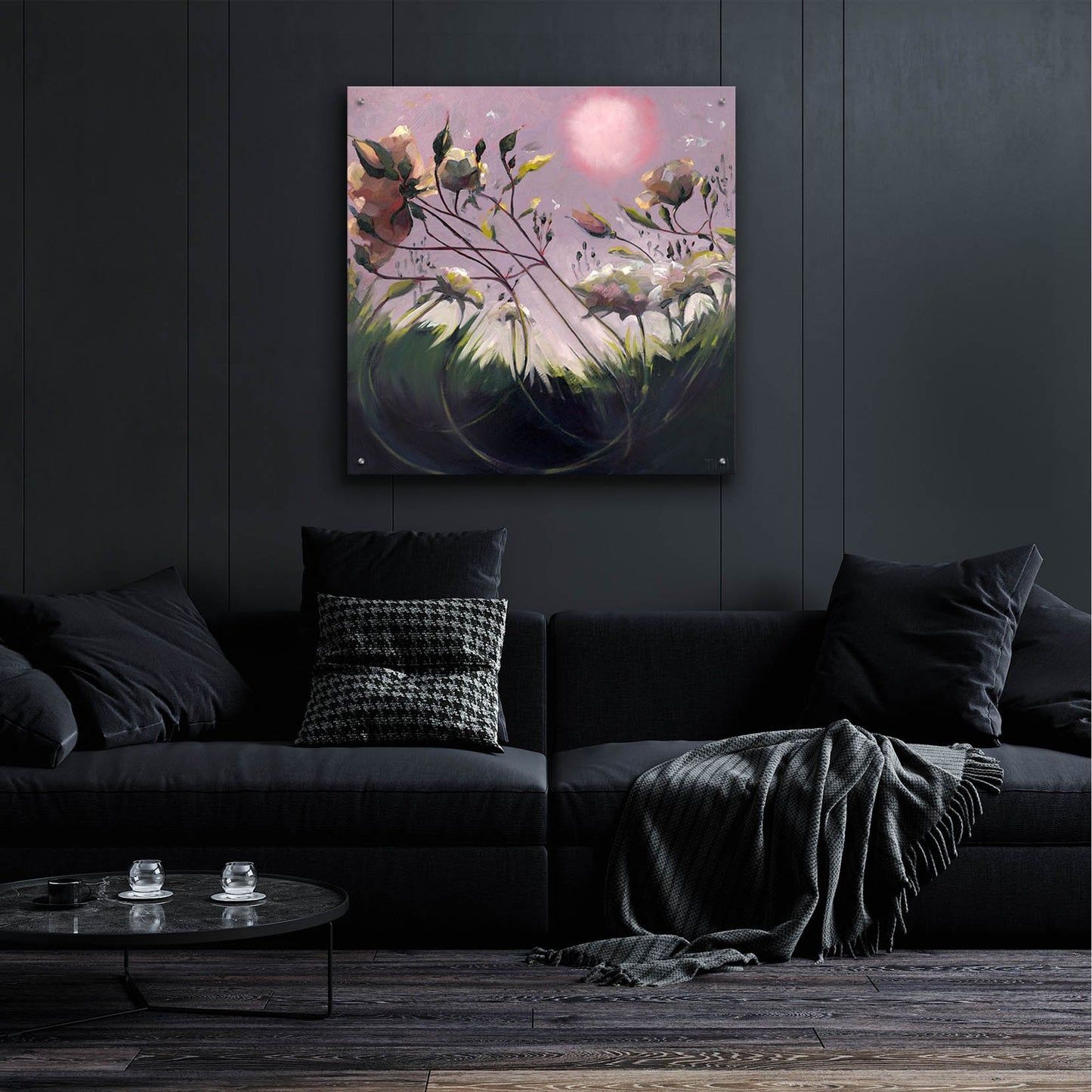 Epic Art 'Evening Communication' by Lisa Timmerman, Acrylic Glass Wall Art,36x36