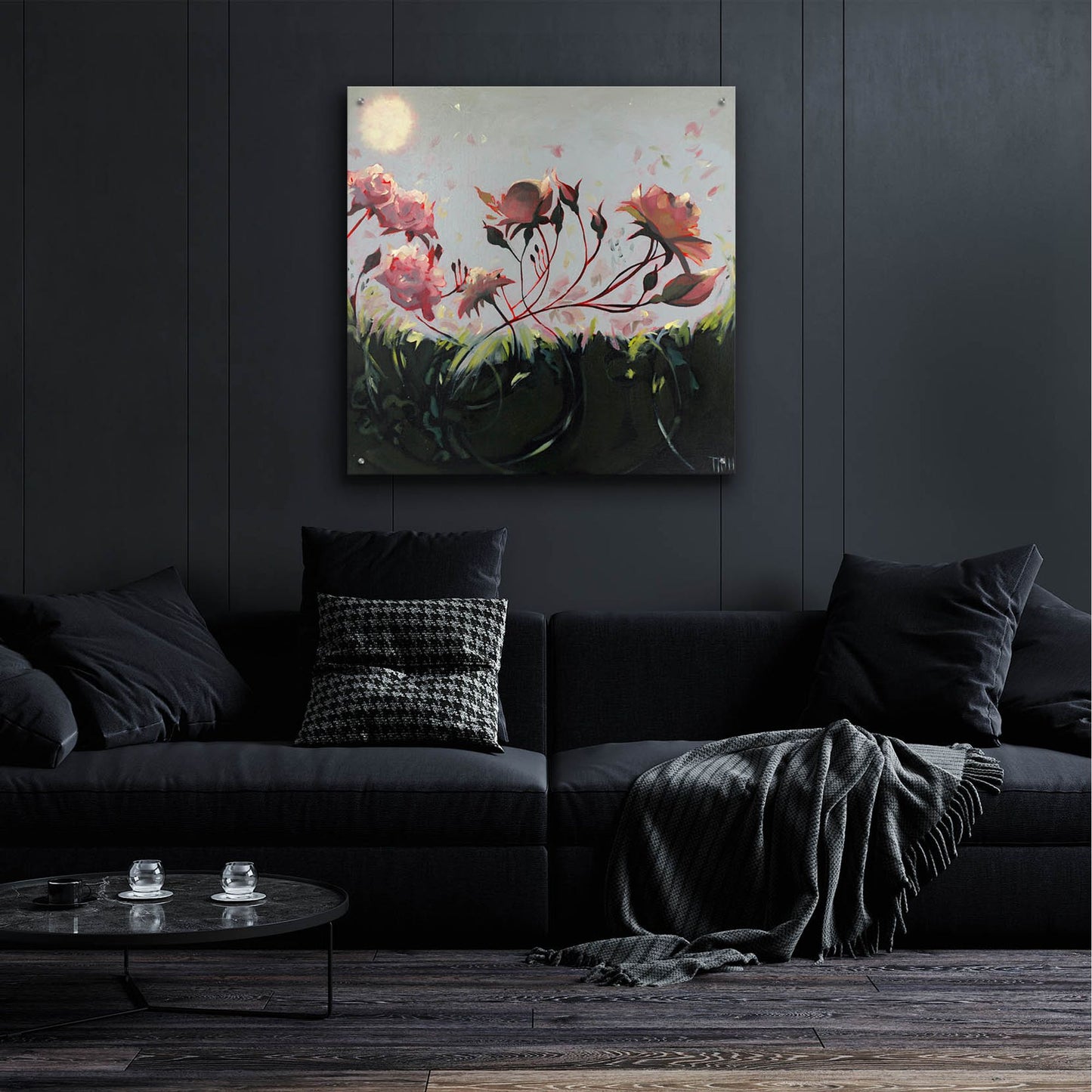 Epic Art 'Morning Communication' by Lisa Timmerman, Acrylic Glass Wall Art,36x36