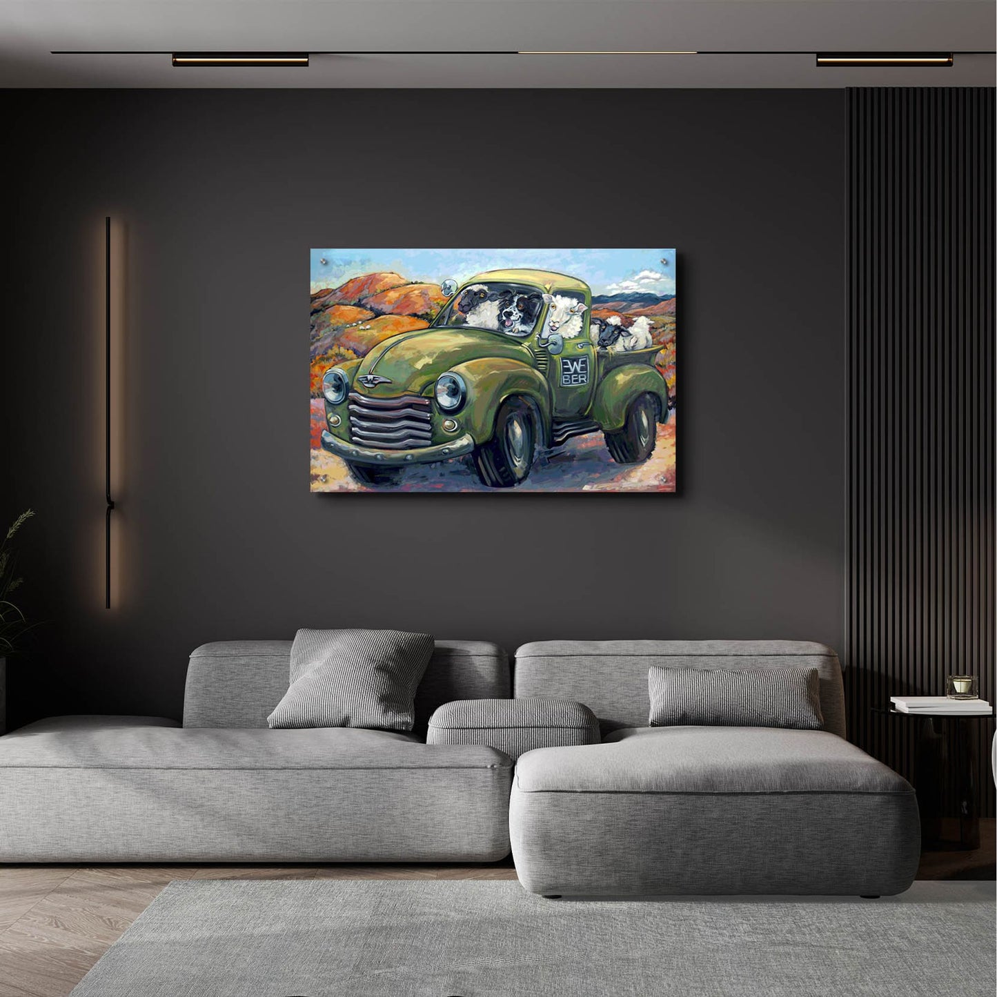 Epic Art 'Eweber' by CR Townsend, Acrylic Glass Wall Art,36x24