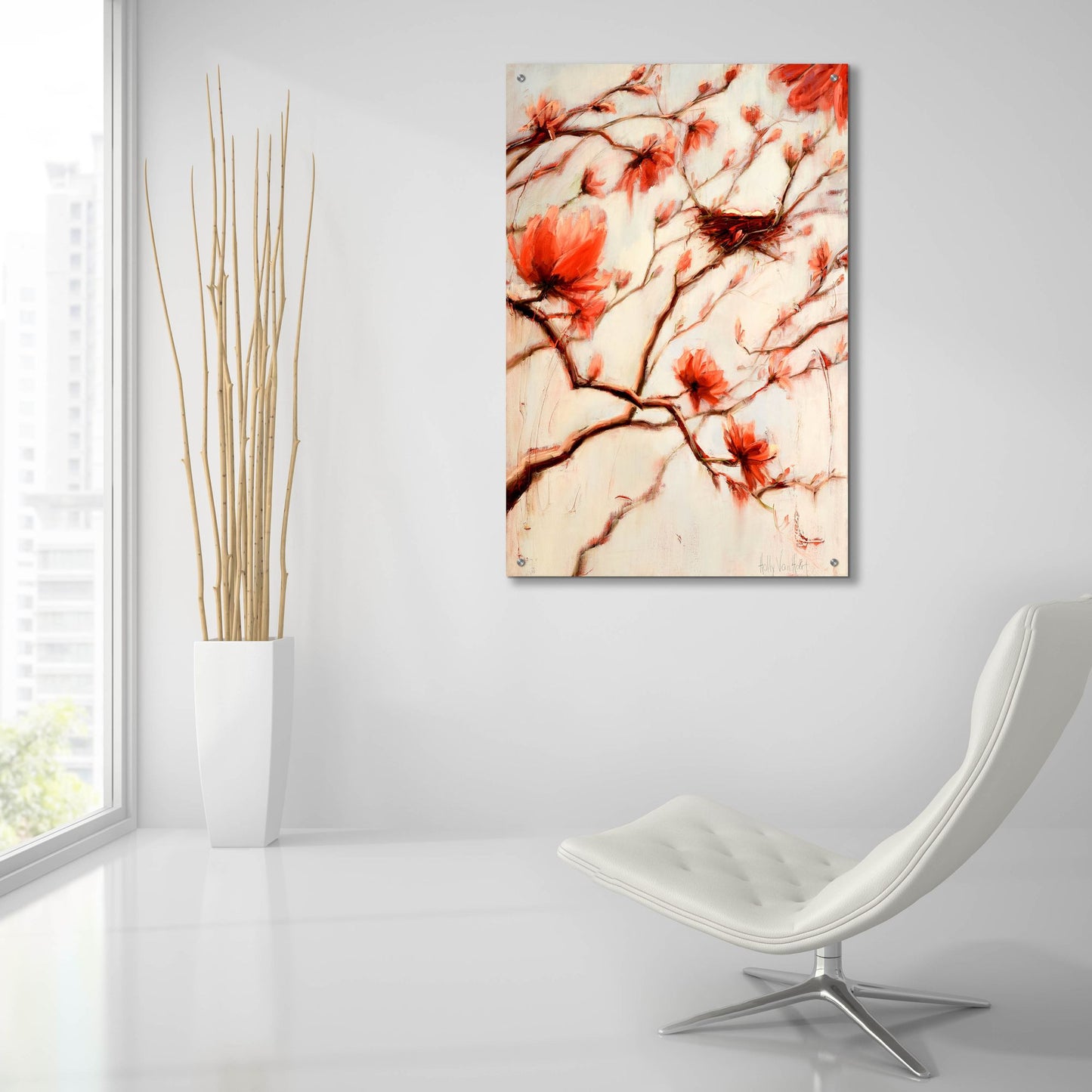 Epic Art 'Flush With Possibilities' by Holly Van Hart, Acrylic Glass Wall Art,24x36