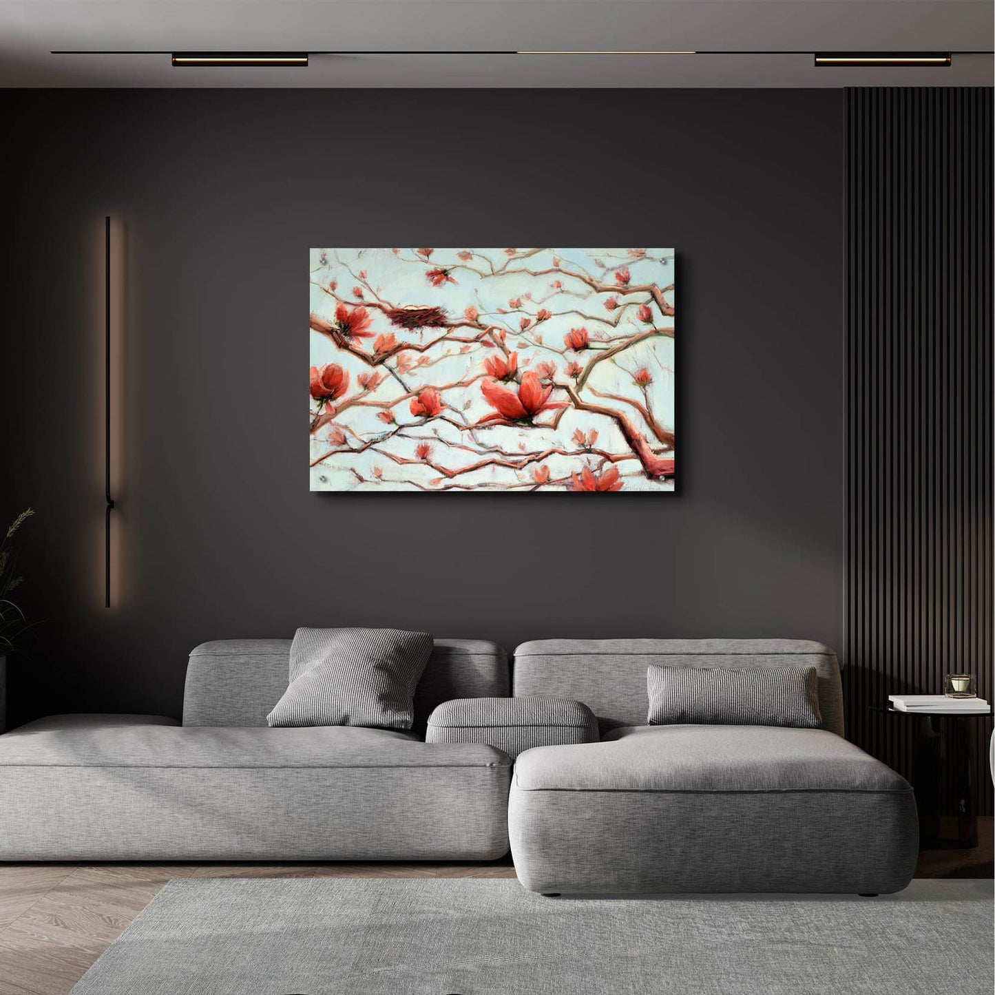 Epic Art 'Possibilities In Full Bloom' by Holly Van Hart, Acrylic Glass Wall Art,36x24