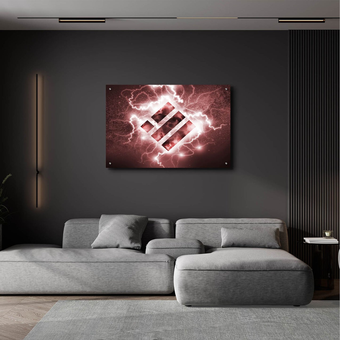 Epic Art 'Crypto Eclipse Binance Bnb' by Epic Portfolio, Acrylic Glass Wall Art,36x24