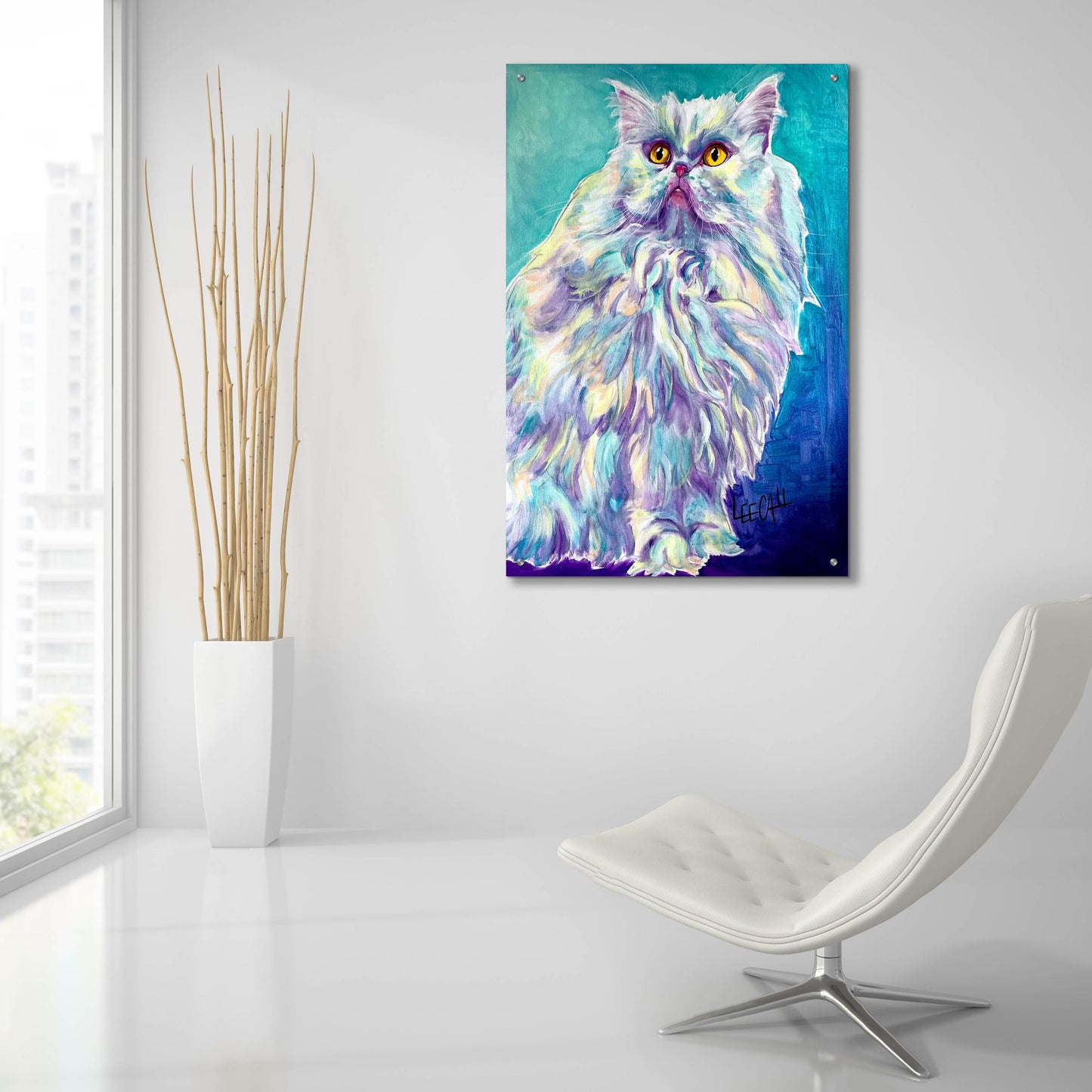 Epic Art 'Cotton' by Dawg Painter, Acrylic Glass Wall Art,24x36