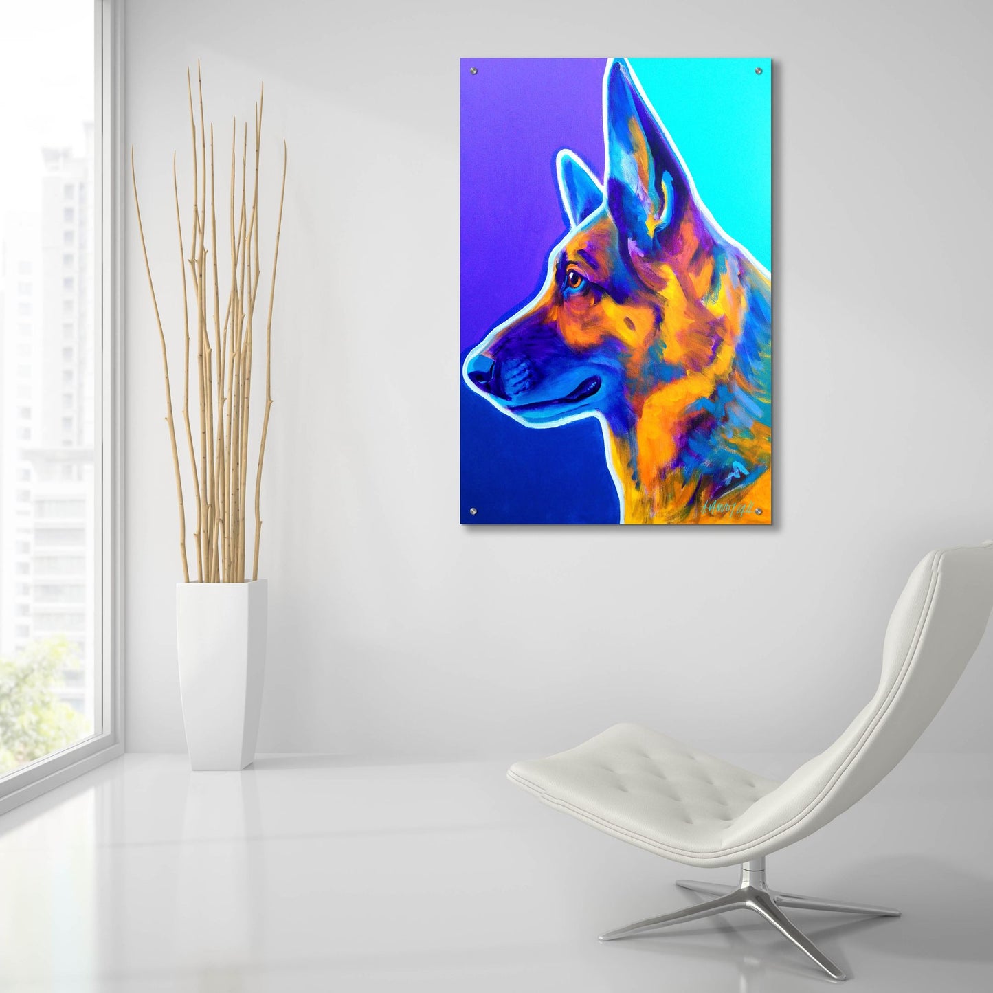 Epic Art 'Gsd - Schatze2 by Dawg Painter, Acrylic Glass Wall Art,24x36