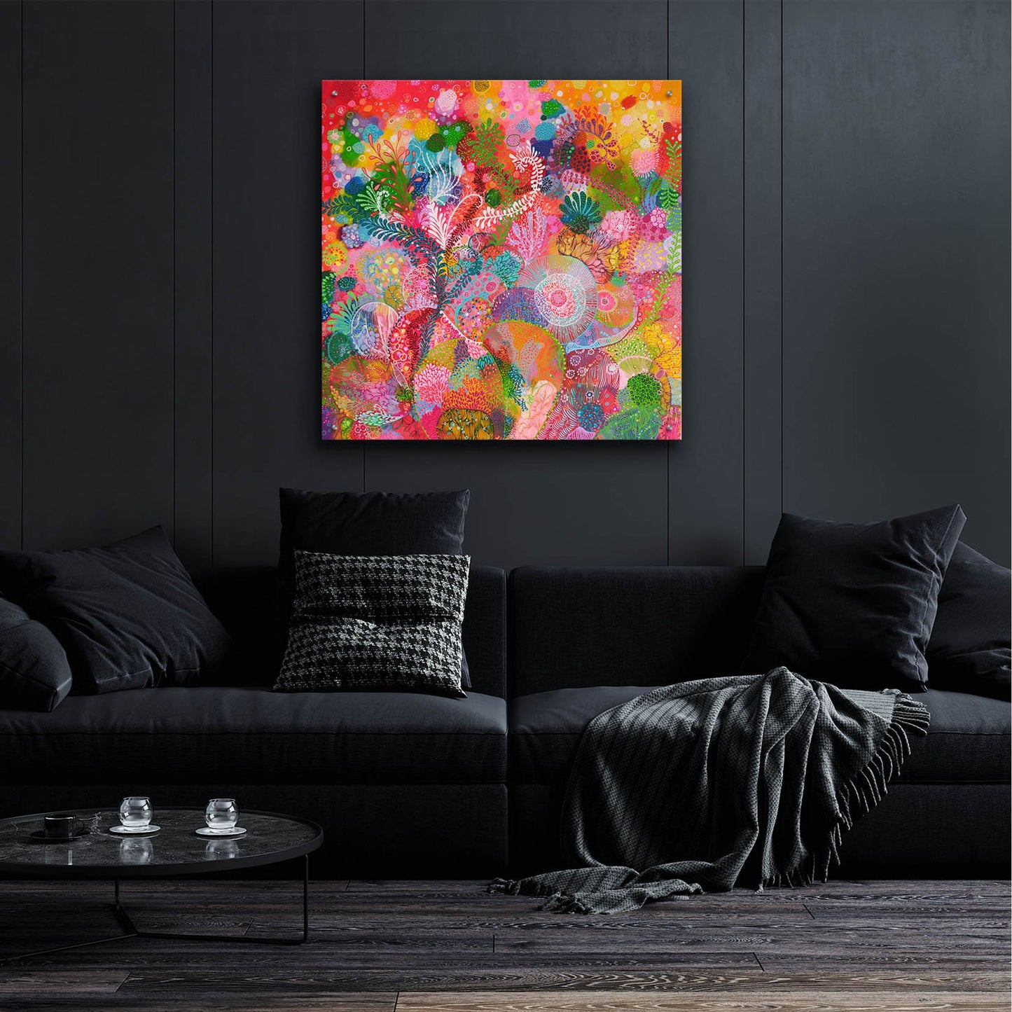 Epic Art 'Busy Work2 by Noemi Ibarz, Acrylic Glass Wall Art,36x36