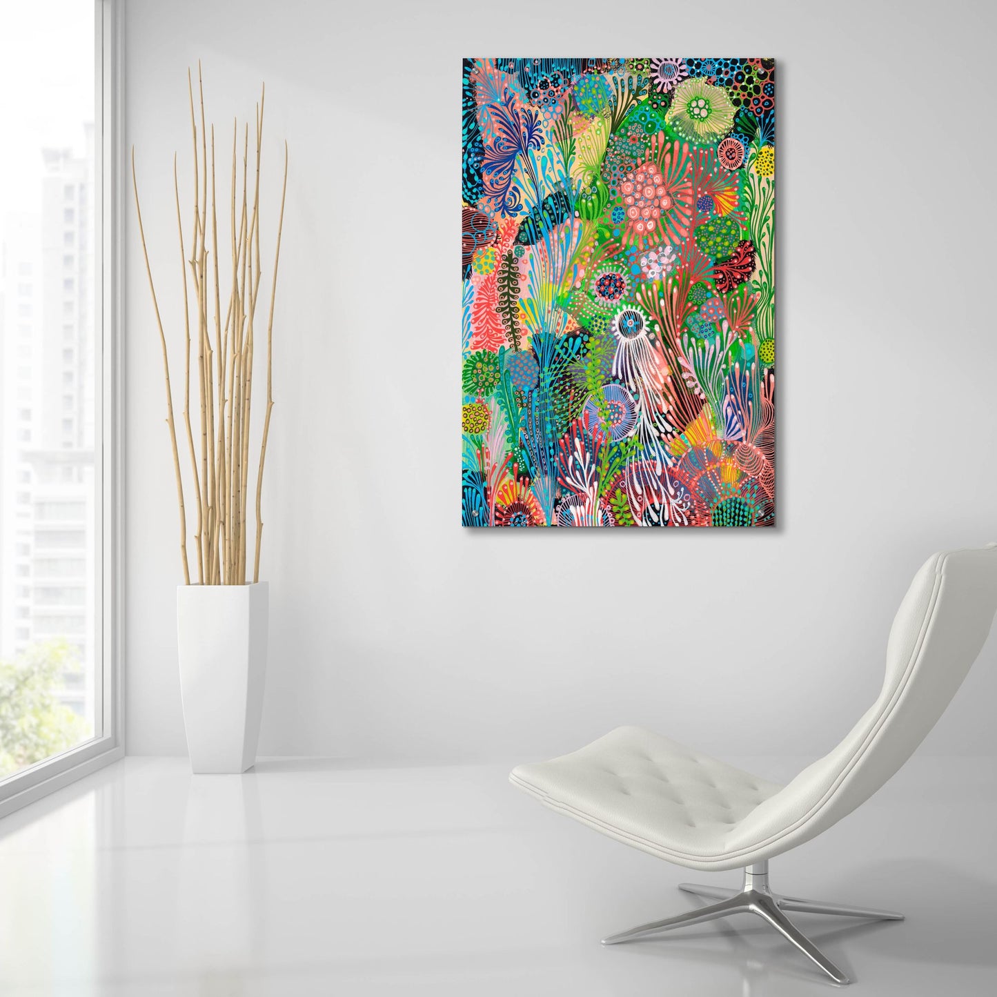 Epic Art 'Movement2 by Noemi Ibarz, Acrylic Glass Wall Art,24x36