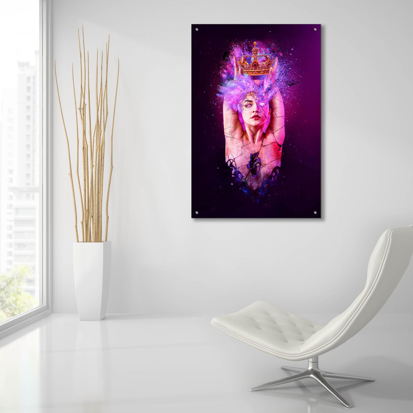 Epic Art 'Pride - Paradise Lost Seven Deadly Sins' by Mario Sanchez Nevado Acrylic Glass Wall Art,24x36