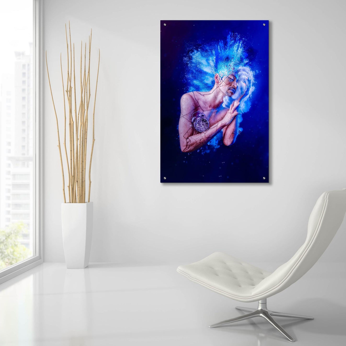 Epic Art 'Sloth - Paradise Lost Seven Deadly Sins' by Mario Sanchez Nevado Acrylic Glass Wall Art,24x36