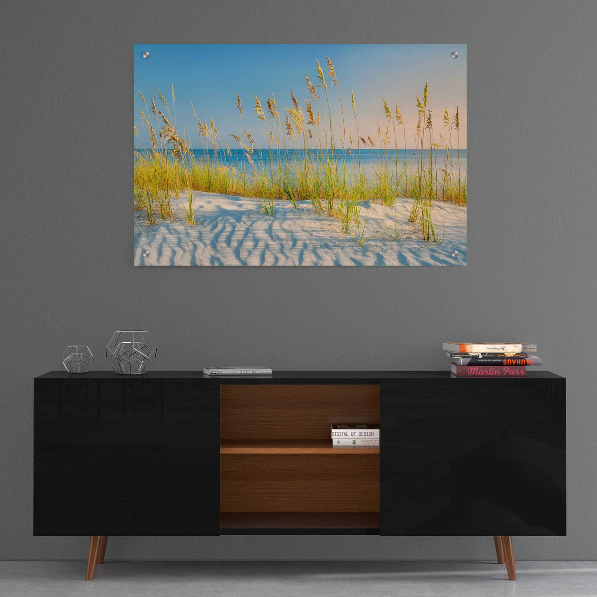 Epic Art 'Sand and Sea' by Dennis Frates, Acrylic Glass Wall Art,36x24