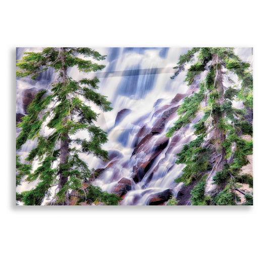 Epic Art 'The Falls' by Dennis Frates, Acrylic Glass Wall Art