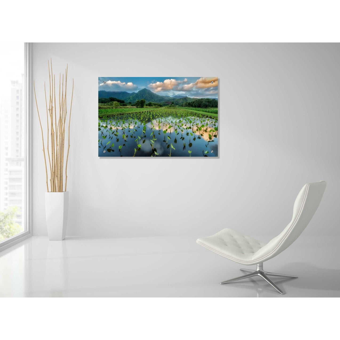 Epic Art 'Emerald Landscape' by Dennis Frates, Acrylic Glass Wall Art,36x24