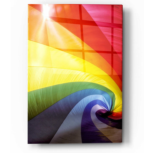 Epic Art 'Rainbow Spiral' by Dennis Frates, Acrylic Glass Wall Art