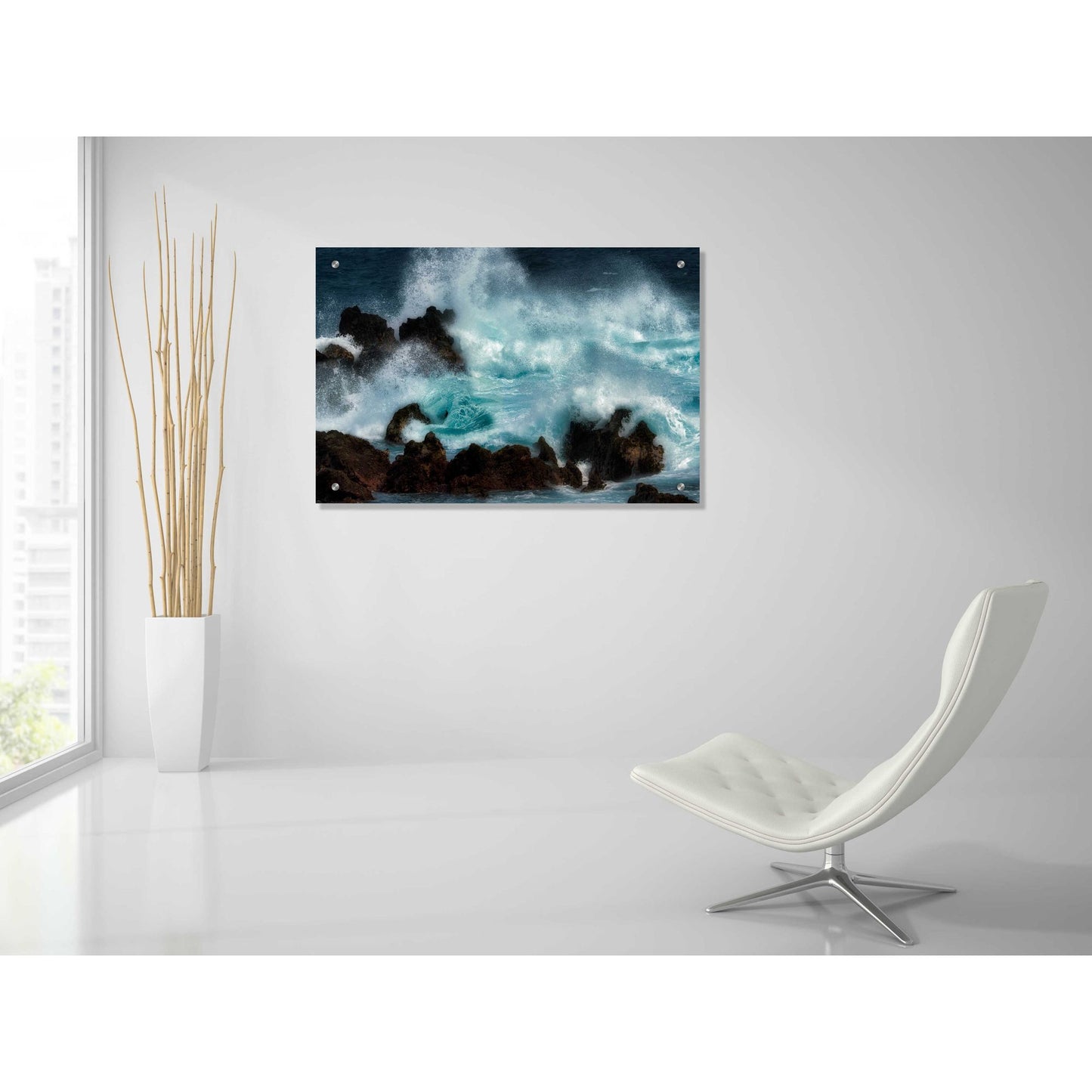 Epic Art 'Crasher II' by Dennis Frates, Acrylic Glass Wall Art,36x24