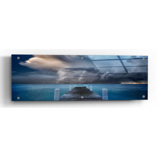 Epic Art 'Pier' by Dennis Frates, Acrylic Glass Wall Art