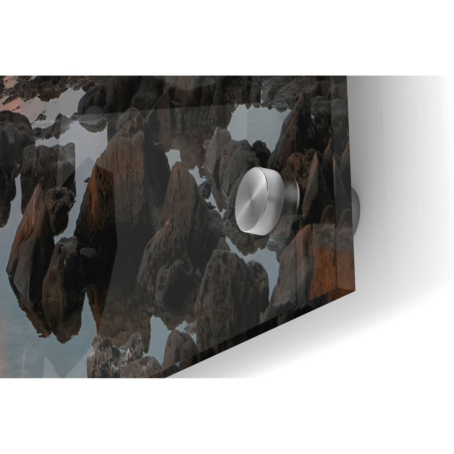 Epic Art 'Crashing' by Dennis Frates, Acrylic Glass Wall Art,48x16