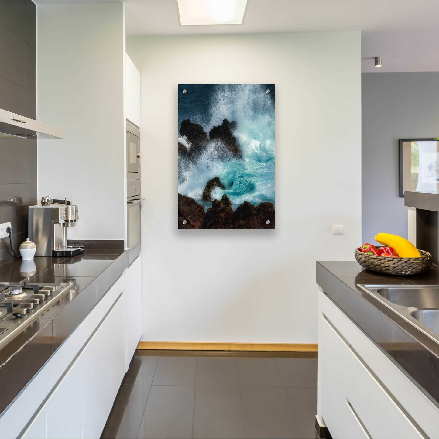 Epic Art 'Crasher' by Dennis Frates, Acrylic Glass Wall Art,24x36