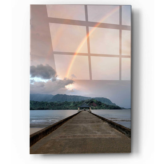 Epic Art 'Rainbow Pier III' by Dennis Frates, Acrylic Glass Wall Art
