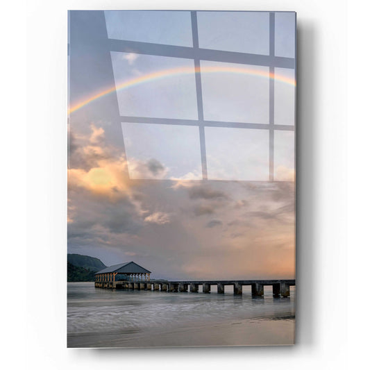 Epic Art 'Rainbow Pier IV' by Dennis Frates, Acrylic Glass Wall Art