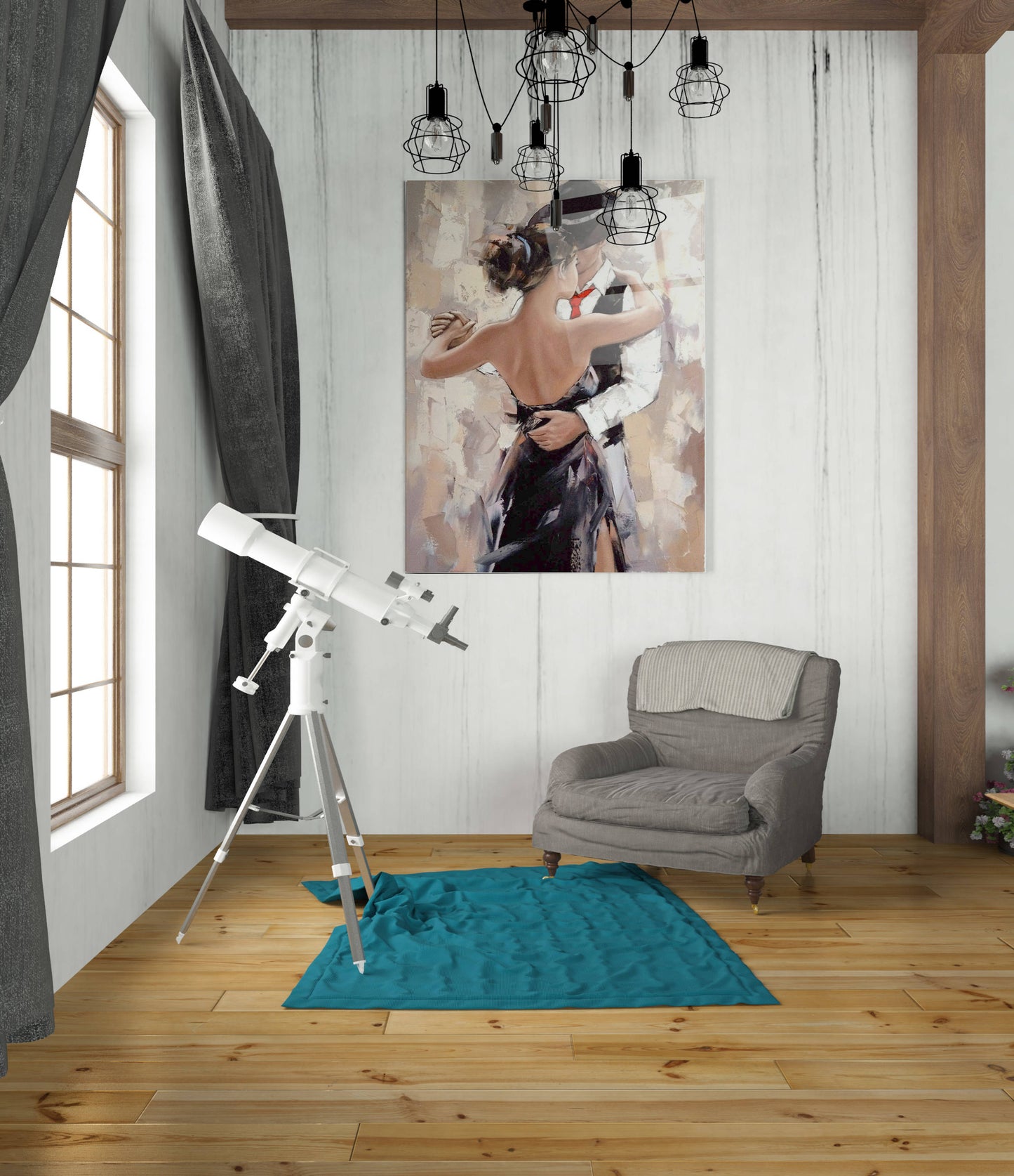 Epic Art 'Tango' by Alexander Gunin, Acrylic Glass Wall Art,24x36