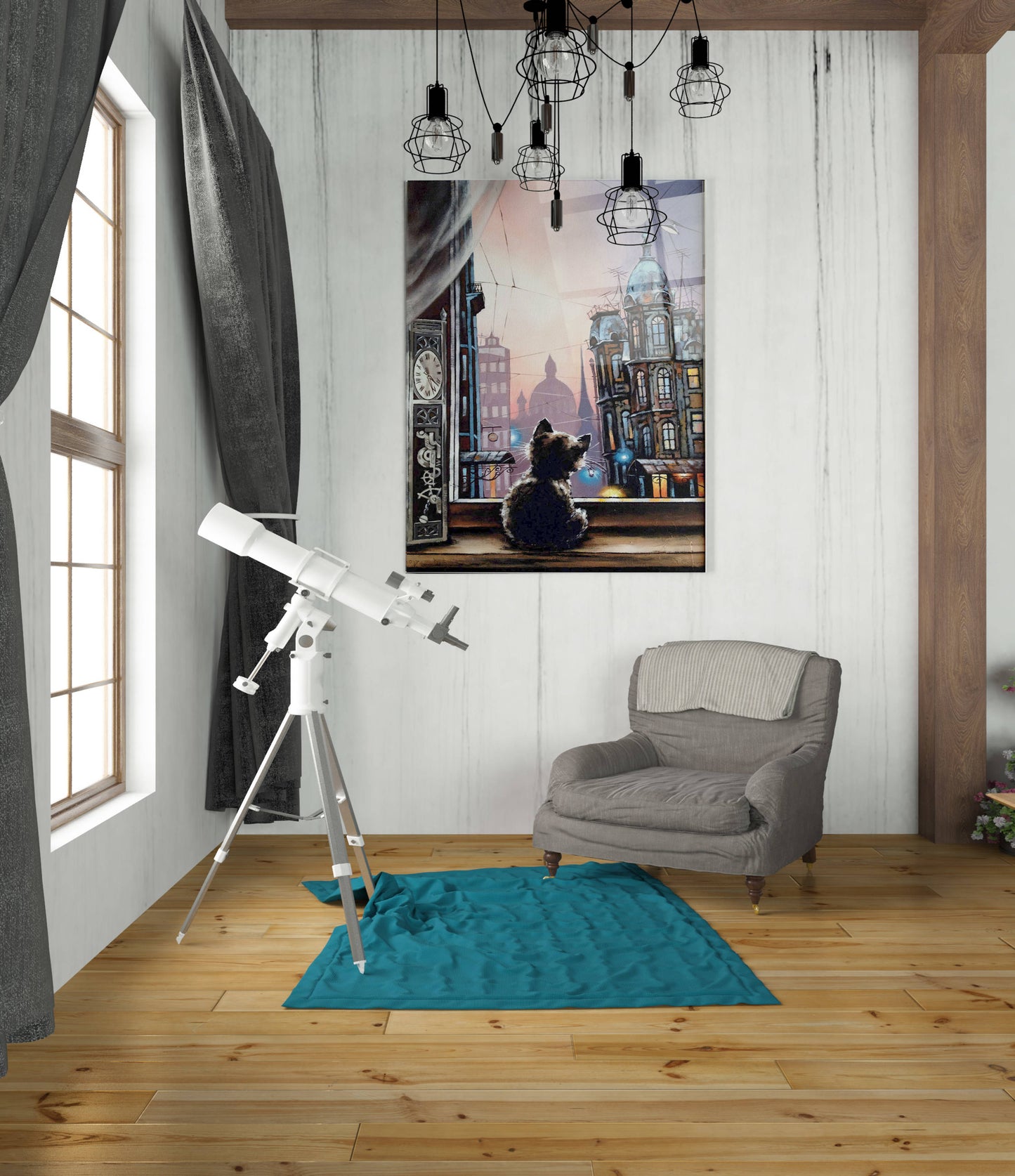 Epic Art 'Where Are You' by Alexander Gunin, Acrylic Glass Wall Art,24x36