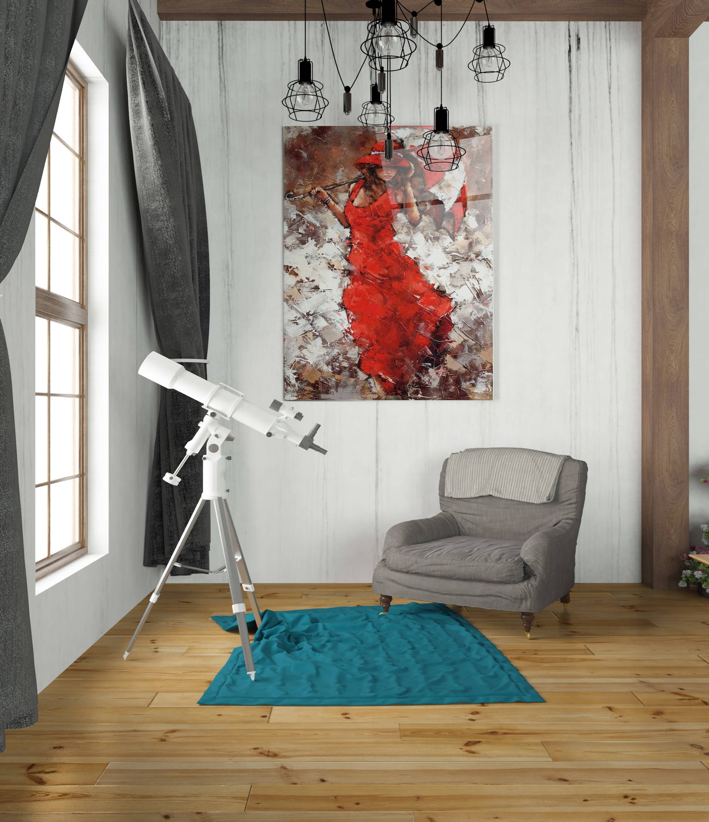 Epic Art 'White Dunes 1' by Alexander Gunin, Acrylic Glass Wall Art,24x36