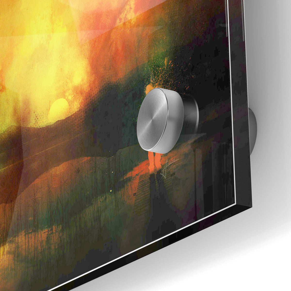 Epic Art 'Roads' by Mario Sanchez Nevado, Acrylic Glass Wall Art,24x36