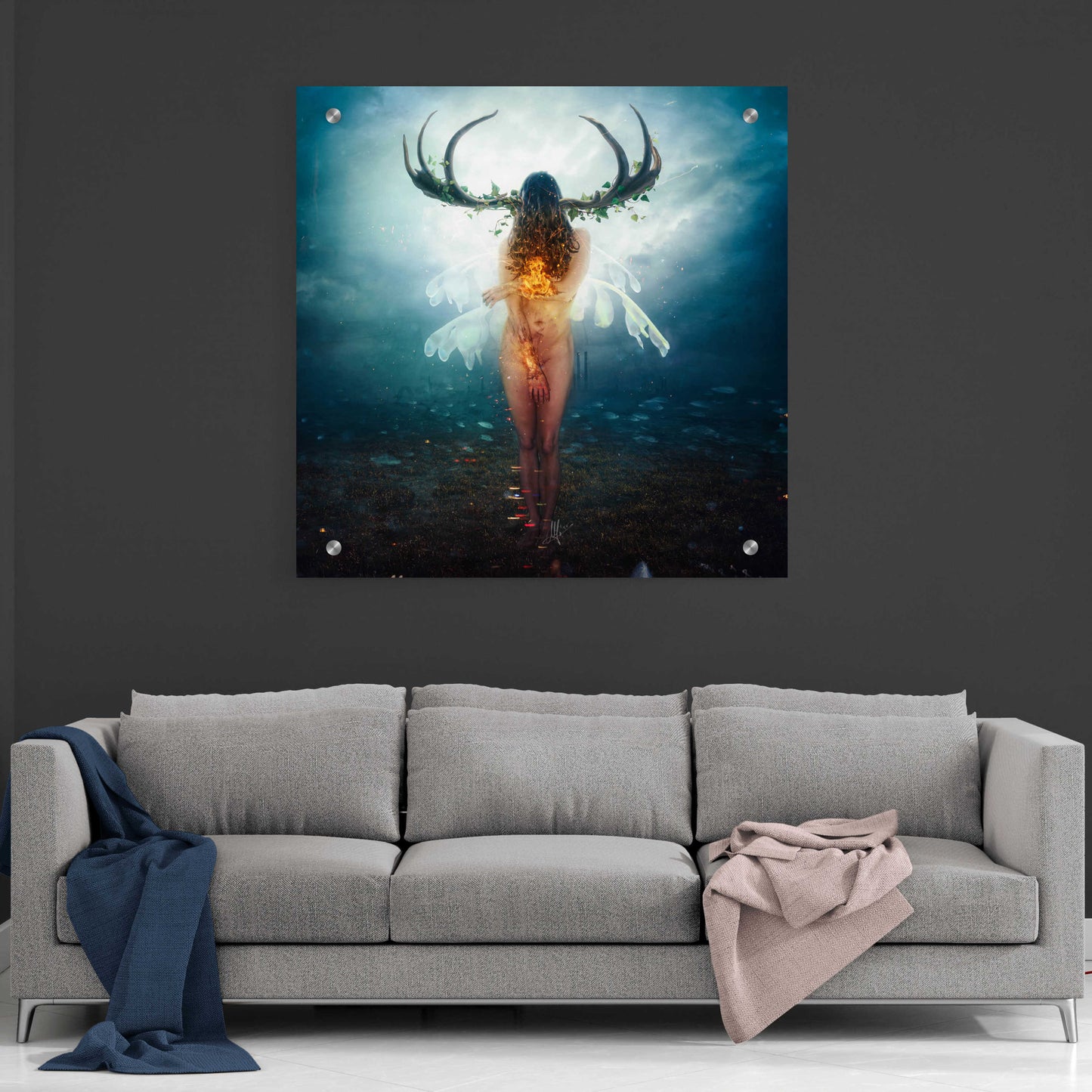 Epic Art 'Shelter' by Mario Sanchez Nevado, Acrylic Glass Wall Art,36x36