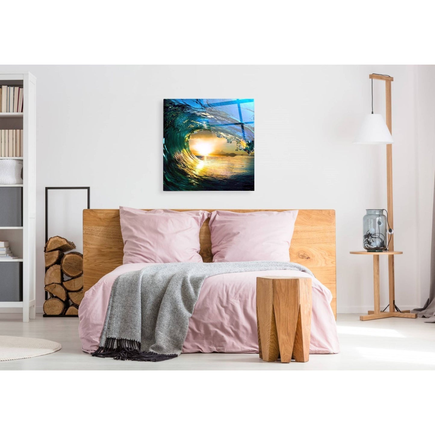 Epic Art 'The Language of Waves' Acrylic Glass Wall Art,36x36