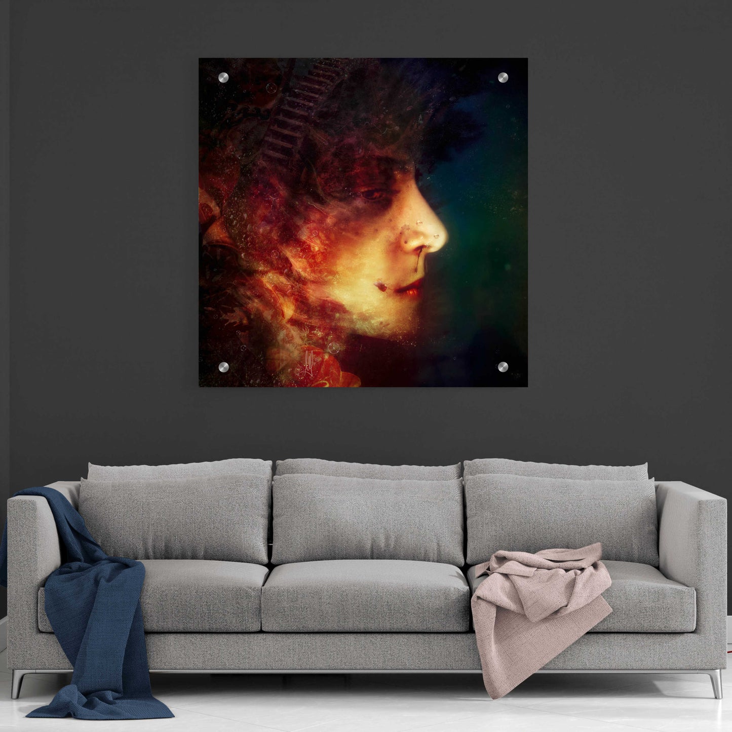 Epic Art 'A Moment of Doubt' by Mario Sanchez Nevado, Acrylic Glass Wall Art,36x36