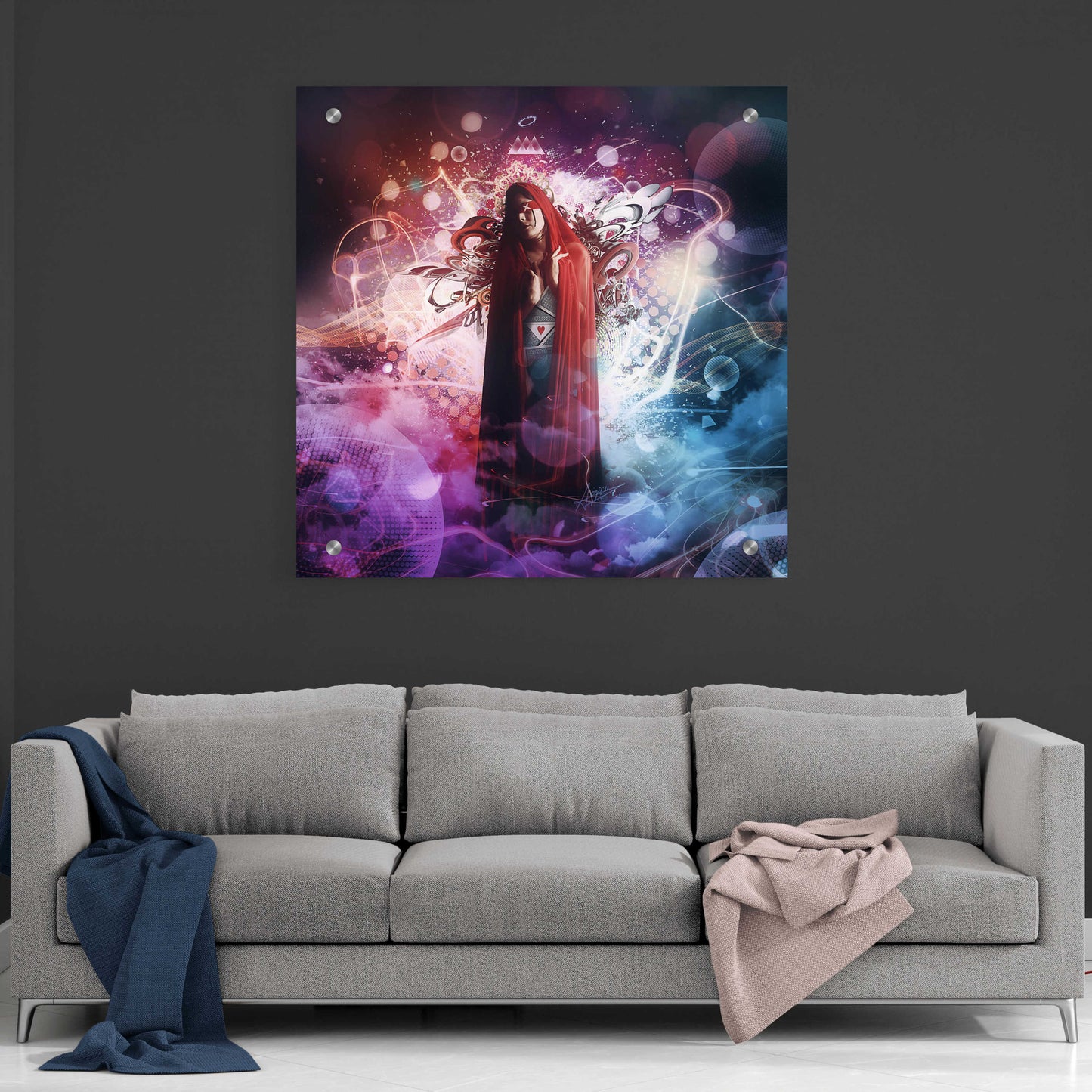 Epic Art 'Placebo Effect' by Mario Sanchez Nevado, Acrylic Glass Wall Art,36x36