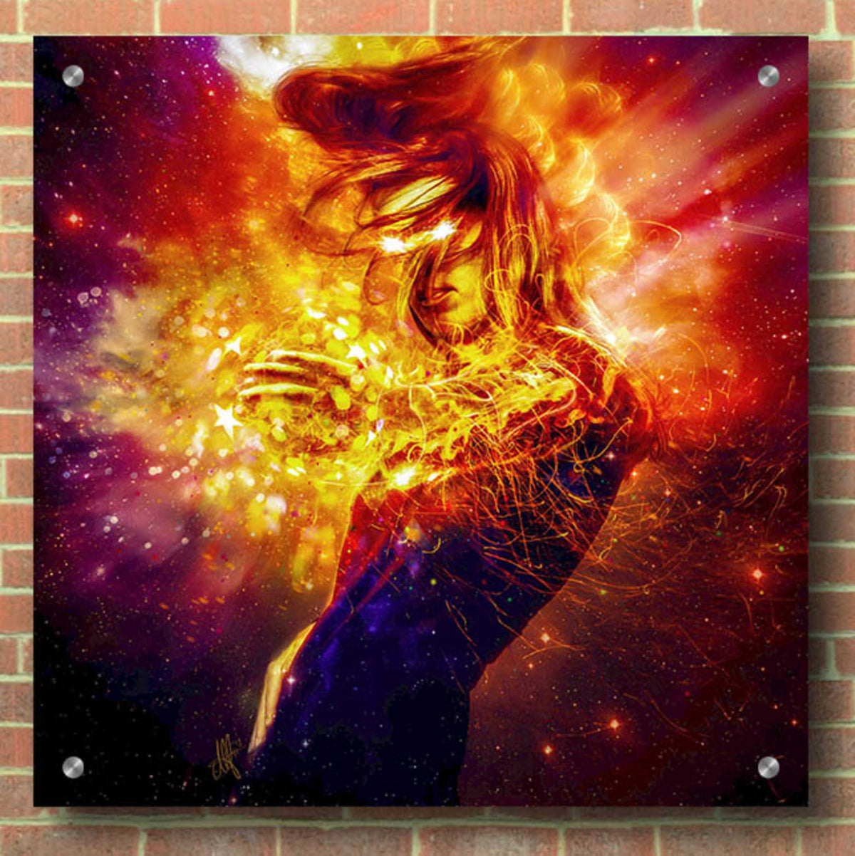 Epic Art 'Magic' by Mario Sanchez Nevado, Acrylic Glass Wall Art,36x36