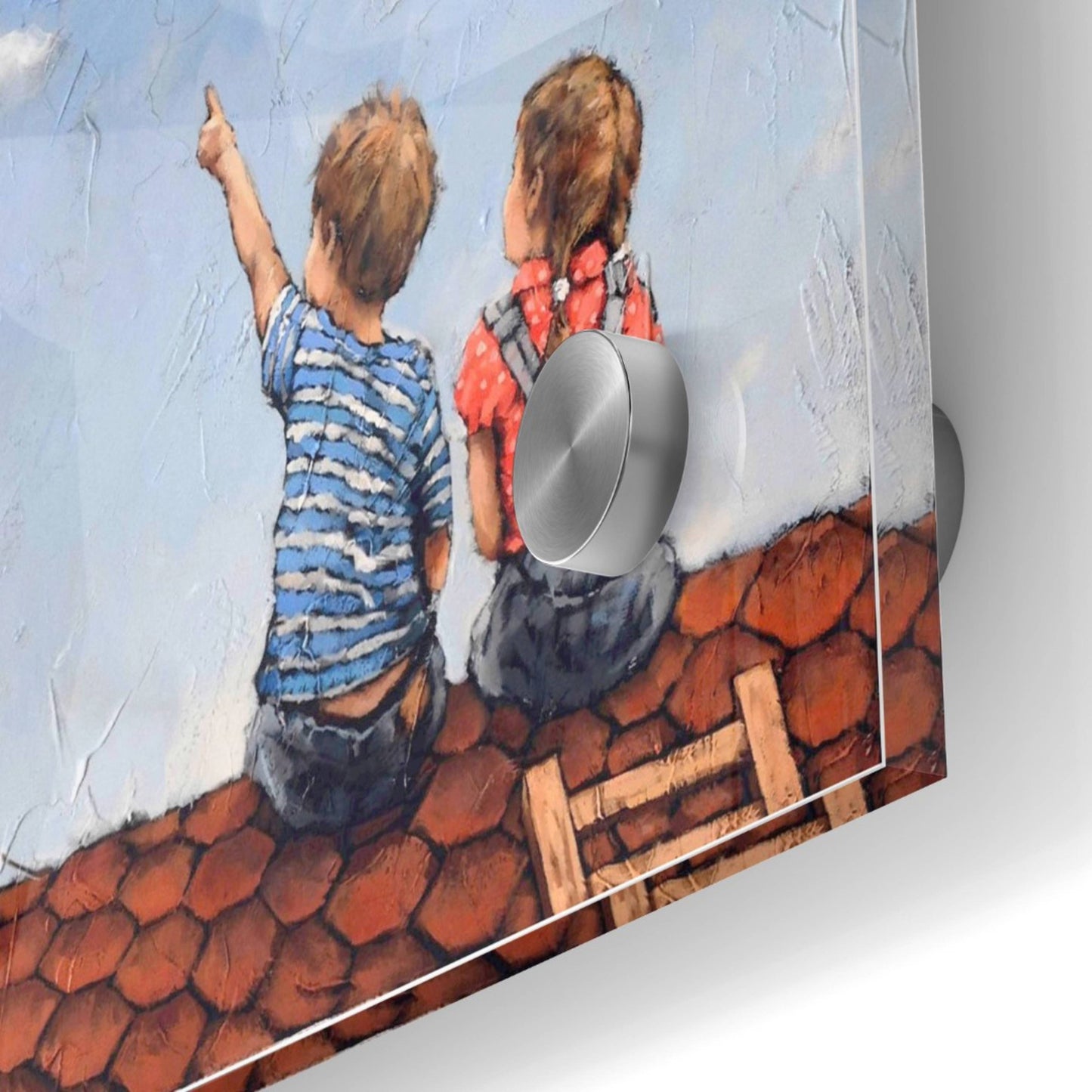 Epic Art 'Counting Clouds' by Alexander Gunin, Acrylic Glass Wall Art,36x36