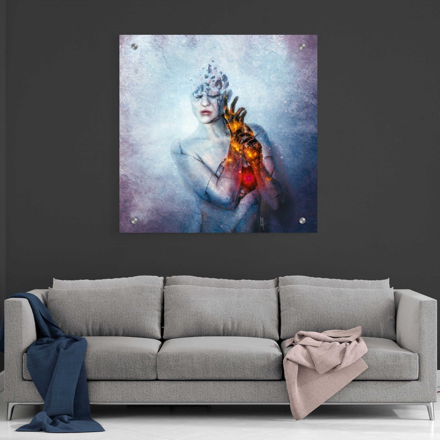 Epic Art 'Until You Break' by Mario Sanchez Nevado, Acrylic Glass Wall Art,36x36