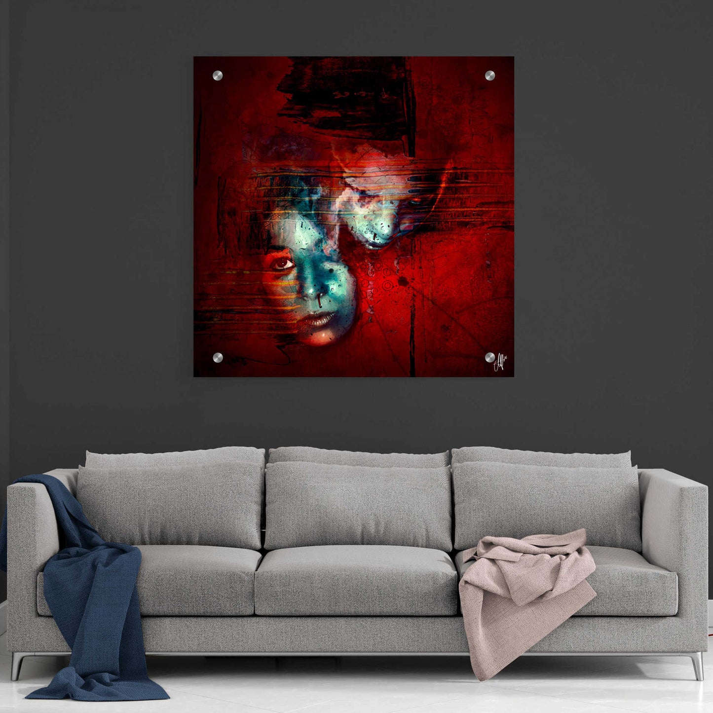 Epic Art 'Ex Empathika' by Mario Sanchez Nevado, Acrylic Glass Wall Art,36x36