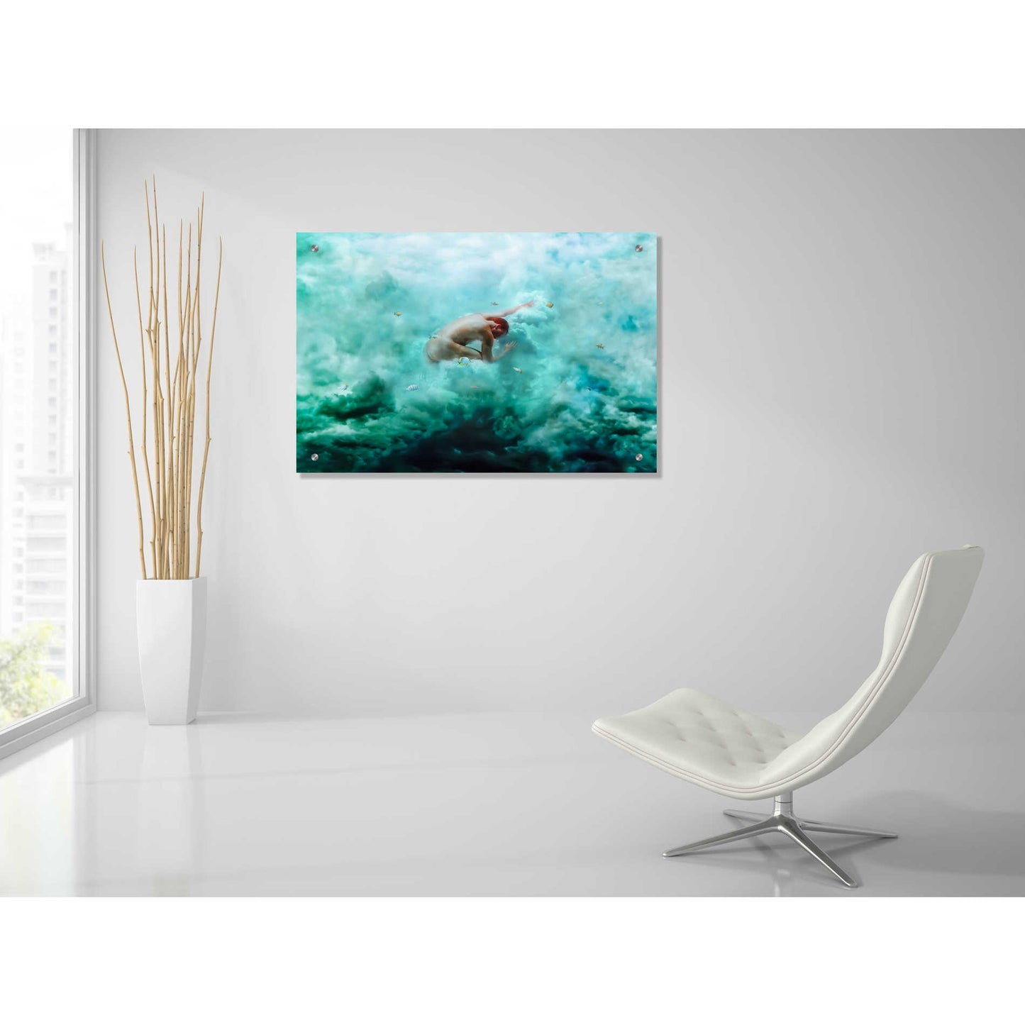 Epic Art 'Heaven & Alchemy' by Mario Sanchez Nevado, Acrylic Glass Wall Art,36x24