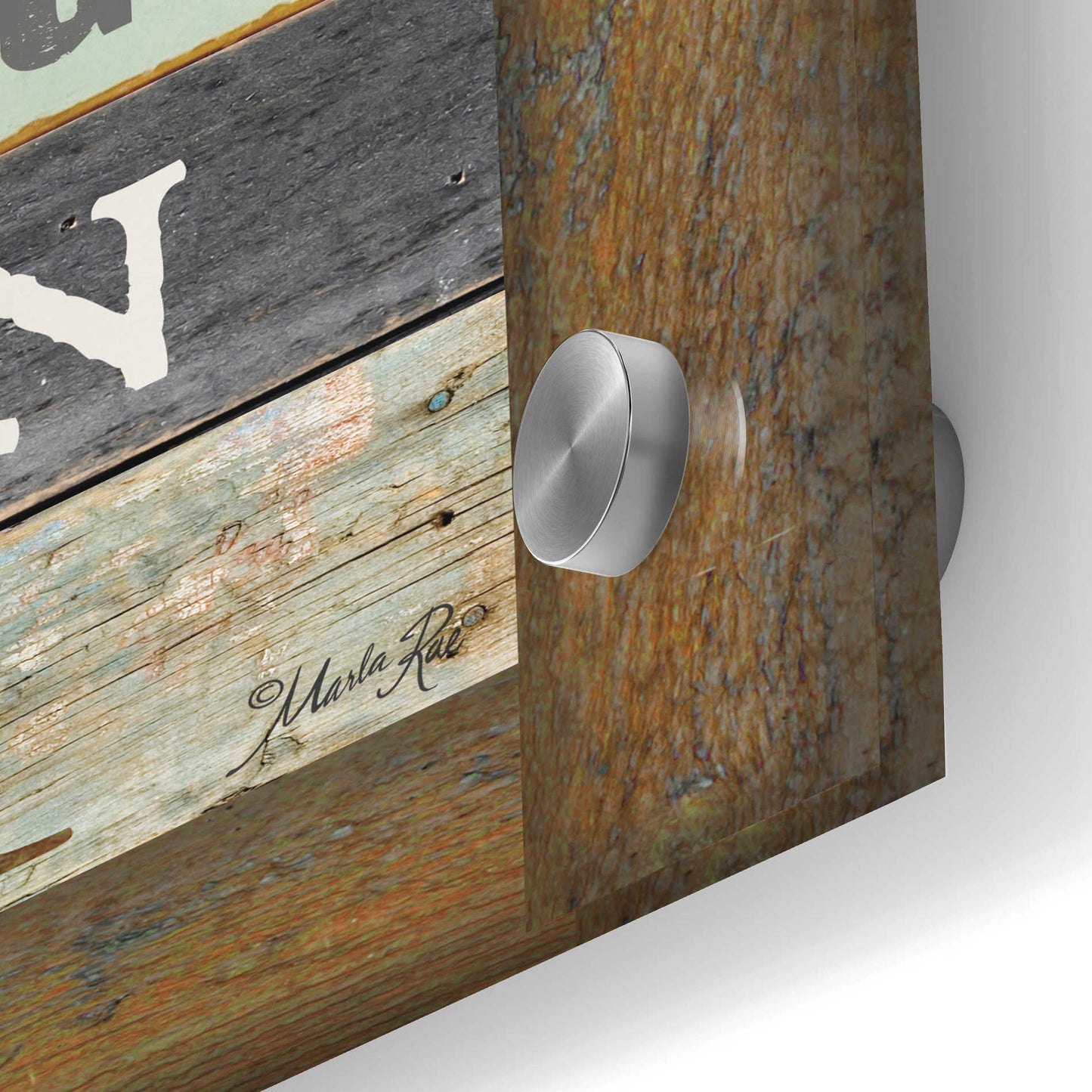 Epic Art 'House Rules' by Marla Rae, Acrylic Glass Wall Art,16x48