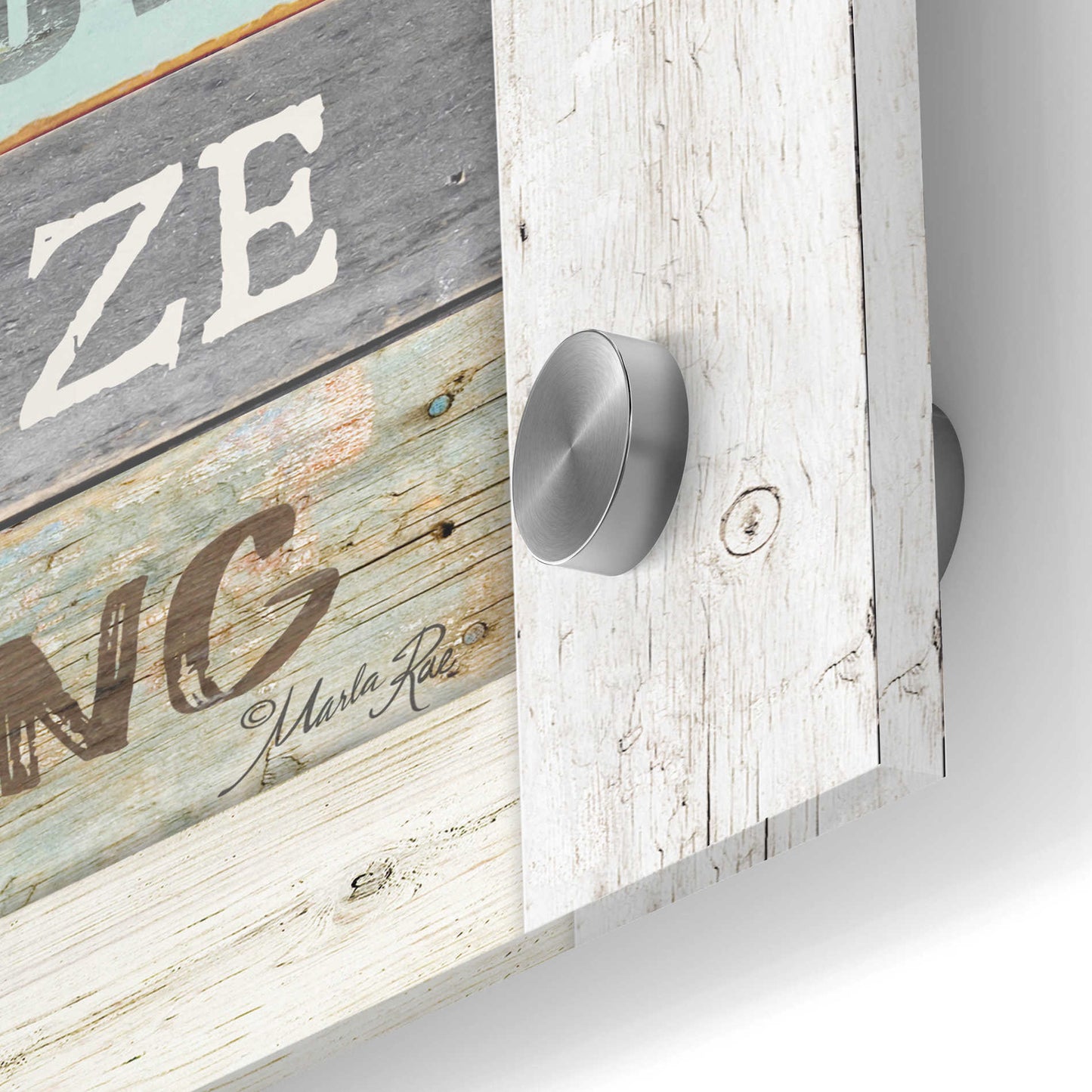 Epic Art 'Ocean Rules' by Marla Rae, Acrylic Glass Wall Art,16x48