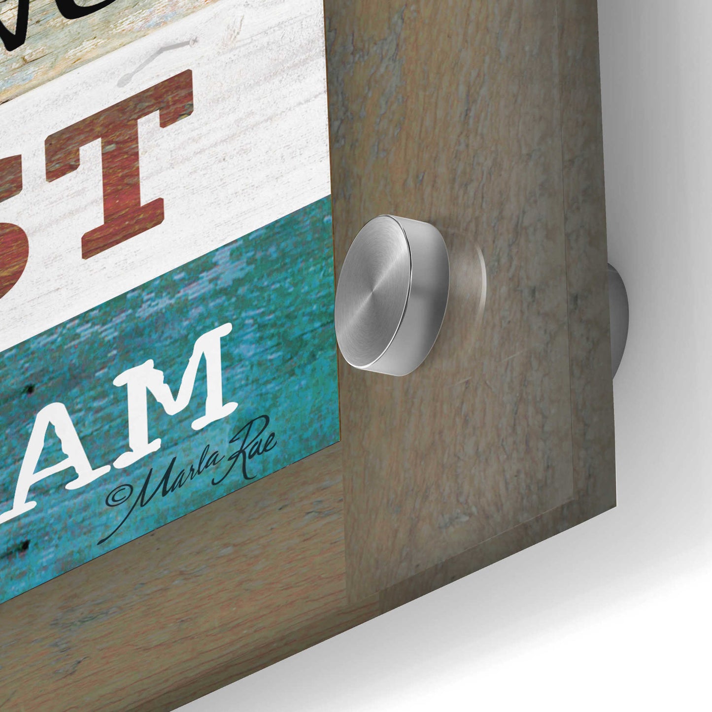 Epic Art 'Office Rules' by Marla Rae, Acrylic Glass Wall Art,16x48