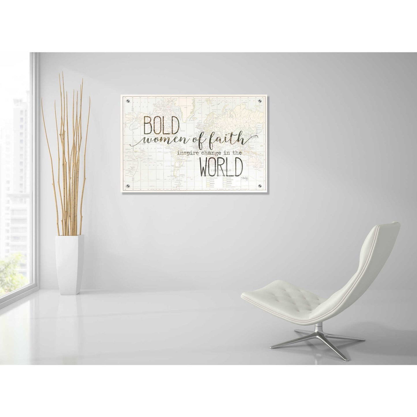 Epic Art 'Bold Women of Faith' by Marla Rae, Acrylic Glass Wall Art,36x24