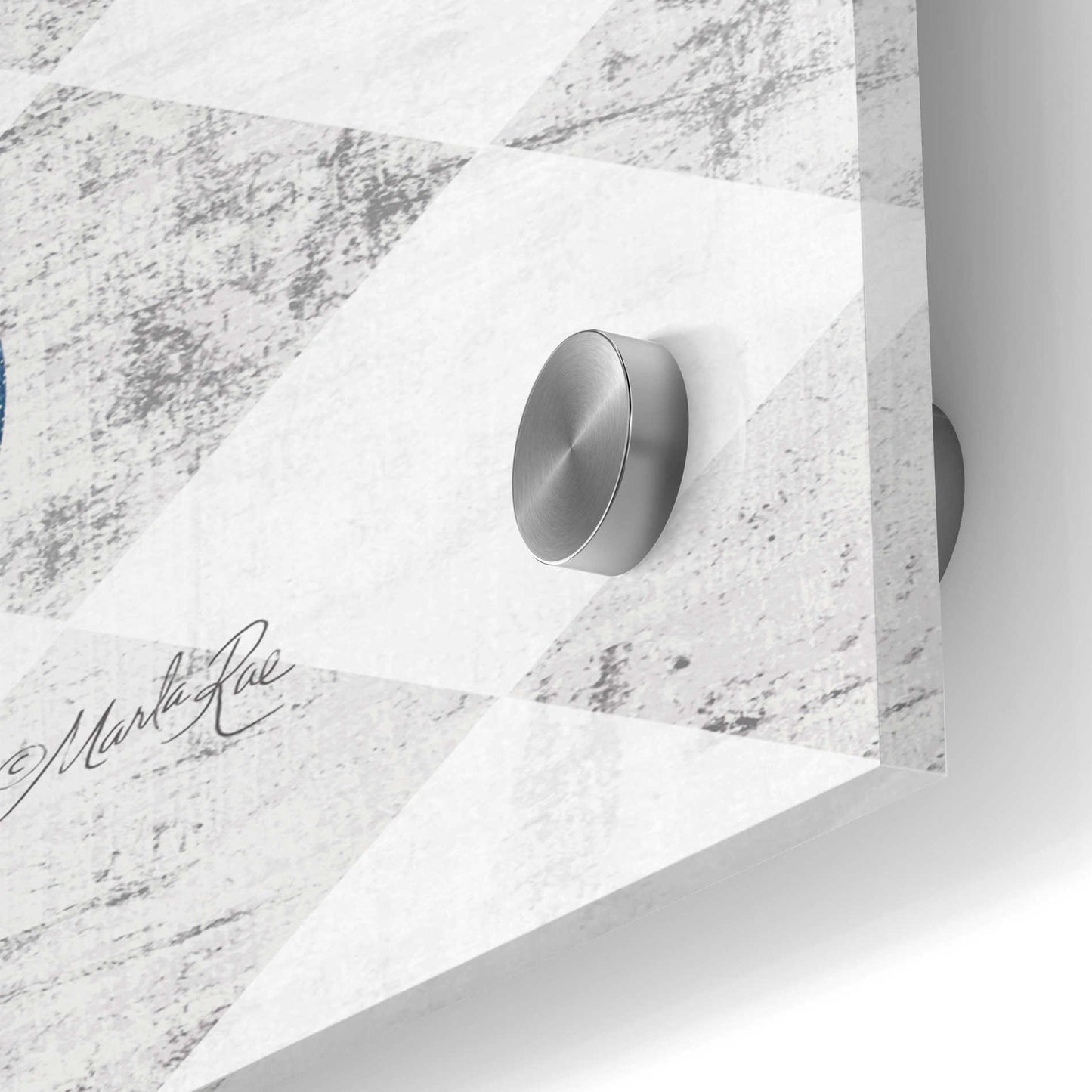 Epic Art 'Love with Eucalyptus Wreath II' by Marla Rae, Acrylic Glass Wall Art,16x48