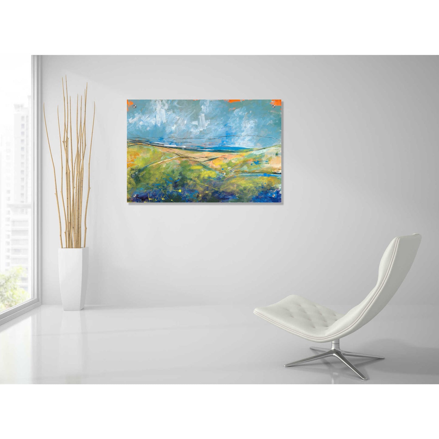 Epic Art 'Early Spring Days' by Jan Weiss, Acrylic Glass Wall Art,36x24