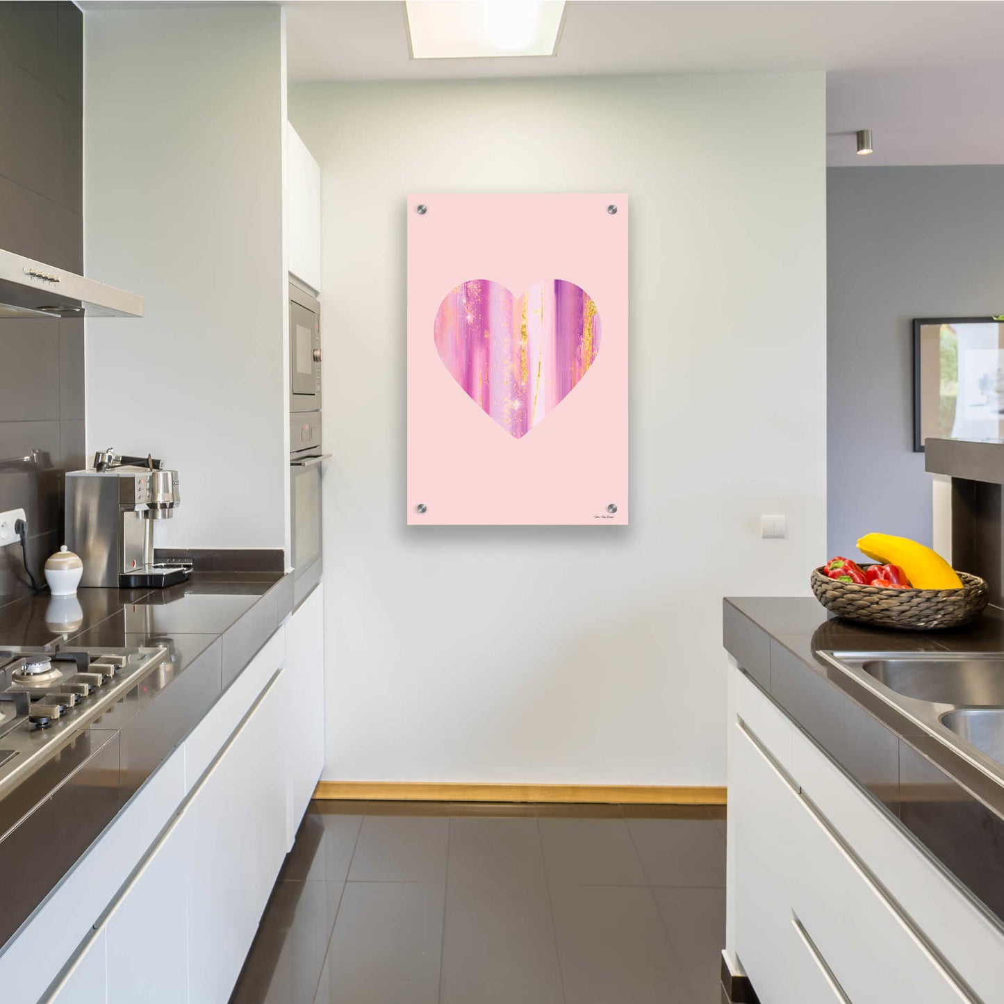 Epic Art 'Happy Heart II' by Seven Trees Design, Acrylic Glass Wall Art,24x36