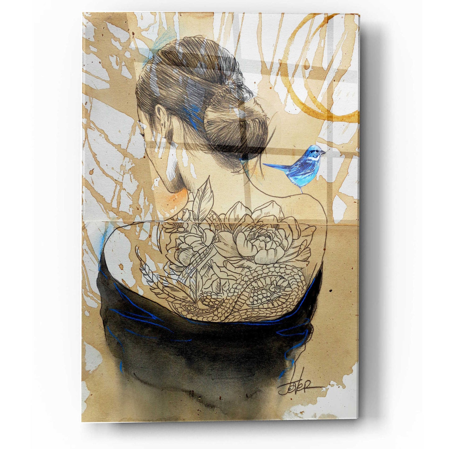 Epic Art 'Hope Happens' by Loui Jover, Acrylic Glass Wall Art,36x24