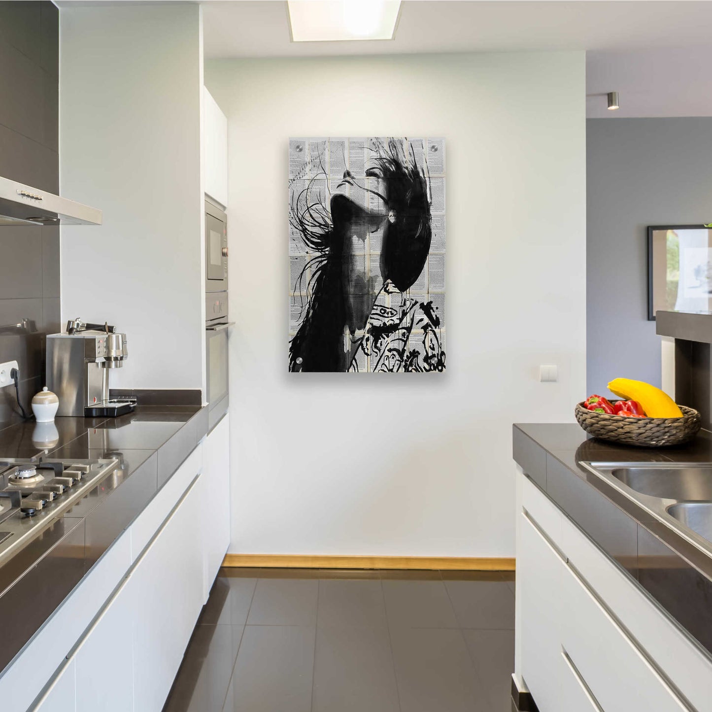 Epic Art 'Wild Flower' by Loui Jover, Acrylic Glass Wall Art,24x36