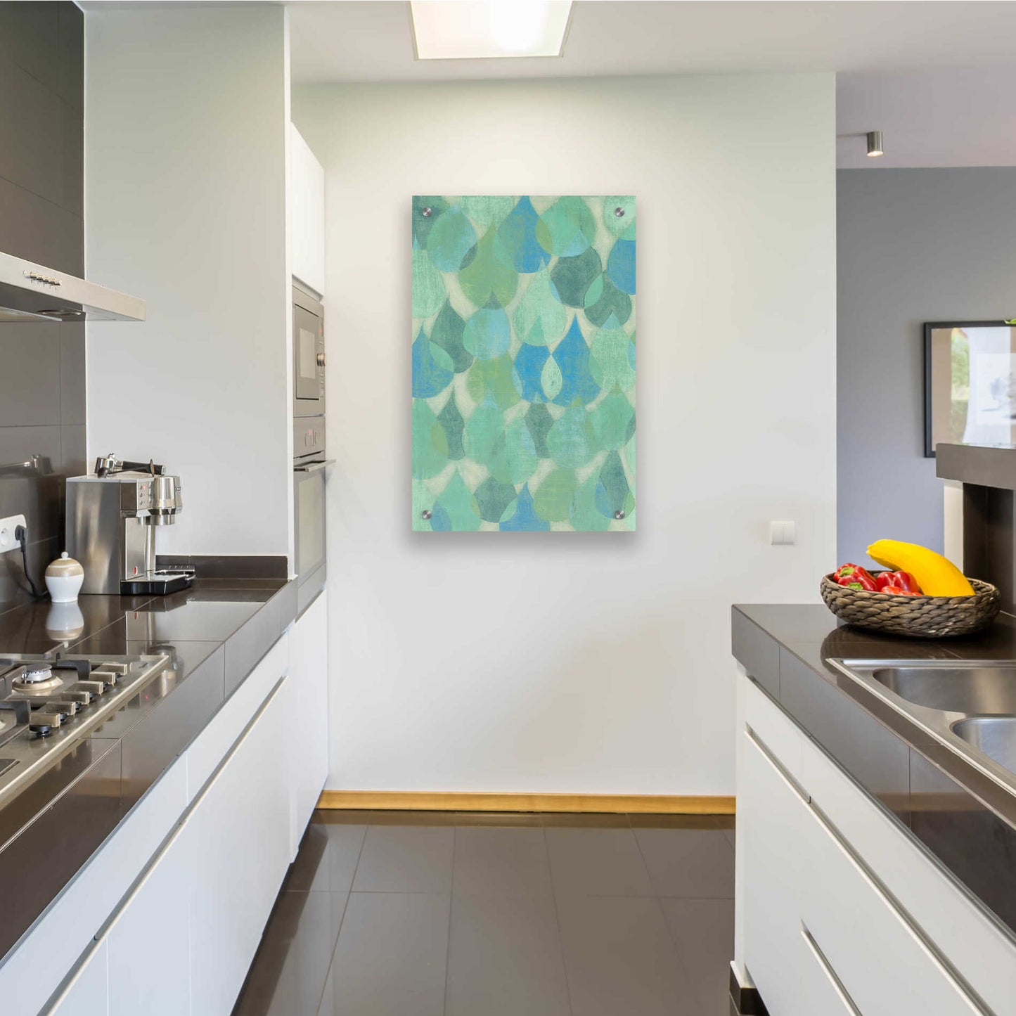 Epic Art 'Rain Drops II' by Grace Popp, Acrylic Glass Wall Art,24x36