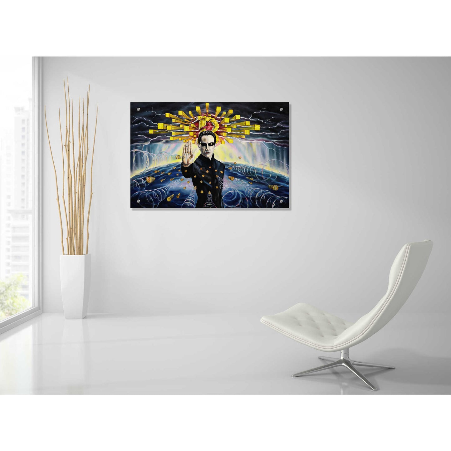 Epic Art 'Neo The One' by Jan Kasparec, Acrylic Glass Wall Art,36x24